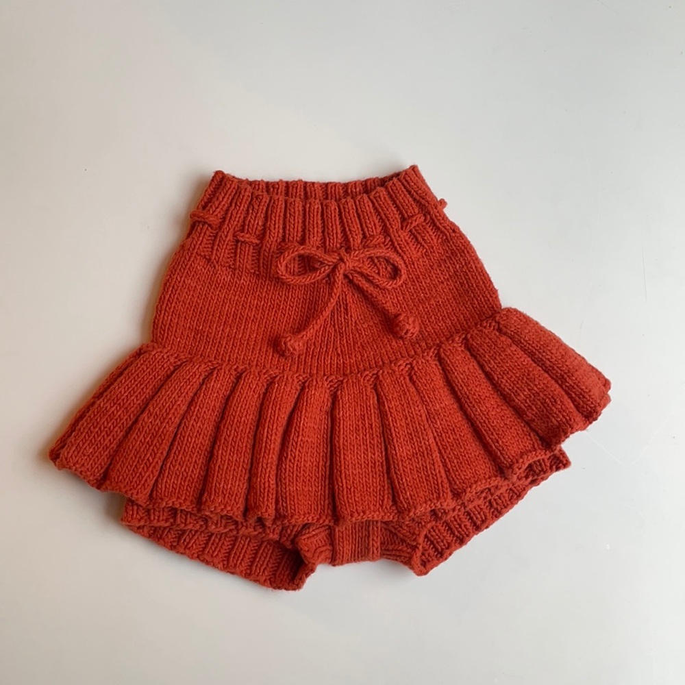 Misha & Puff Paprika Skating Pond Skirt, 2-3 year